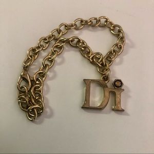 Diamonds International DI Vintage Gold Plated Cruise Ship Charm Bracelet 8”